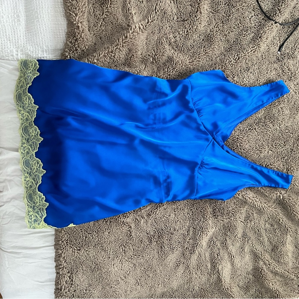 Mini blue dress